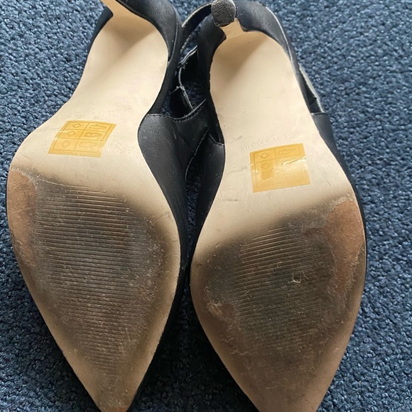 Call It Spring Black Pointed Slingback Pumps - Picture 5 of 8